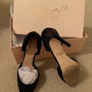 Badgley Michka size 5 beaded dress shoes